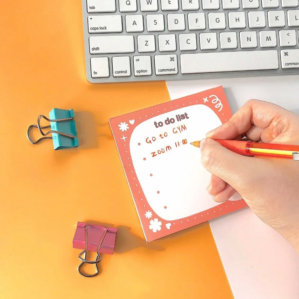 Bunny Memo Pads | 50 Sheets | Mini Note Pad | 3 PCS Per Order | Stationary Gift - Picture 3 of 4